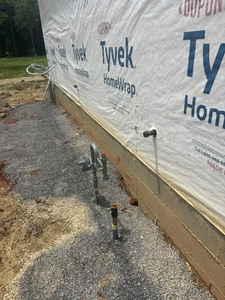 New Construction Plumbing project by H&S Gas in Jefferson City, Tennessee